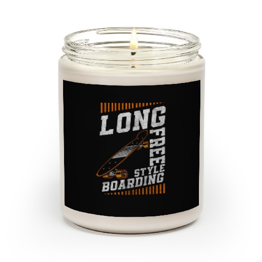Skater Skateboard Cool Skateboarder Scented Candles