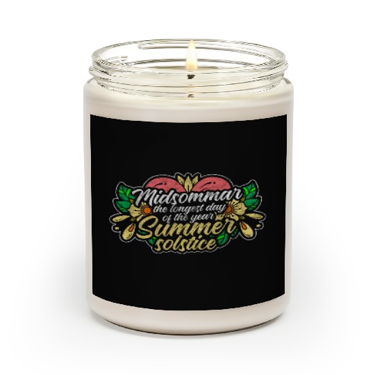Sweden Swedish Summer Solstice Solstice Scented Candles