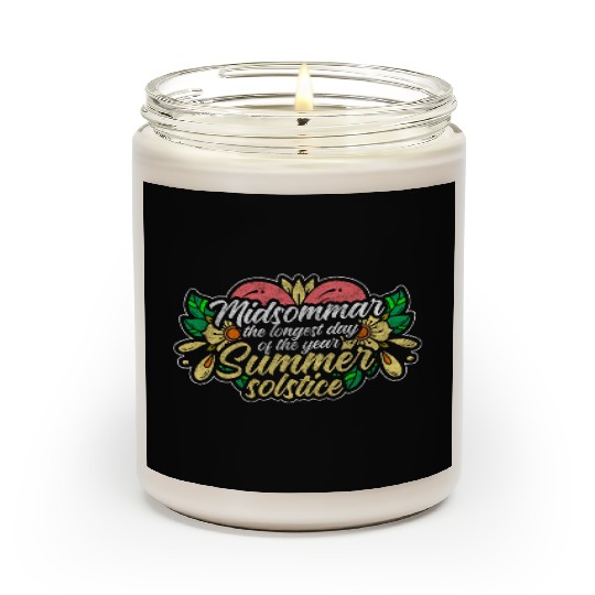 Sweden Swedish Summer Solstice Solstice Scented Candles