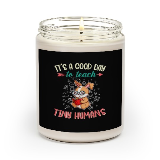 Good Day To Teach Tiny Humans Elementary Teacher Scented Candles