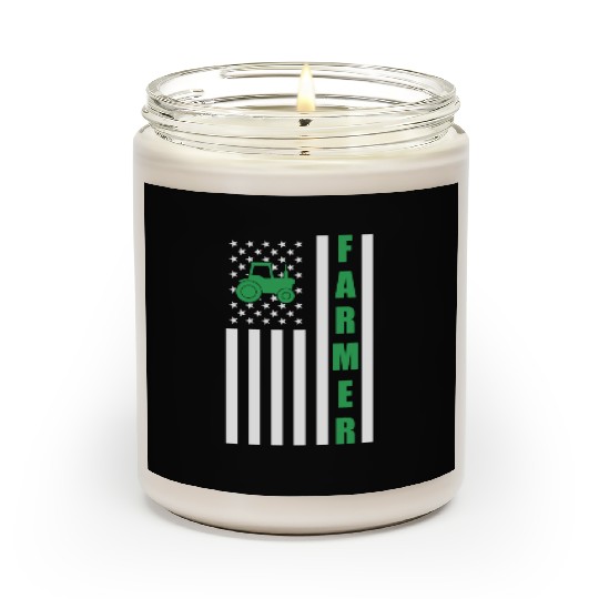 Tractors USA American Flag Farm - Patriotic Scented Candles