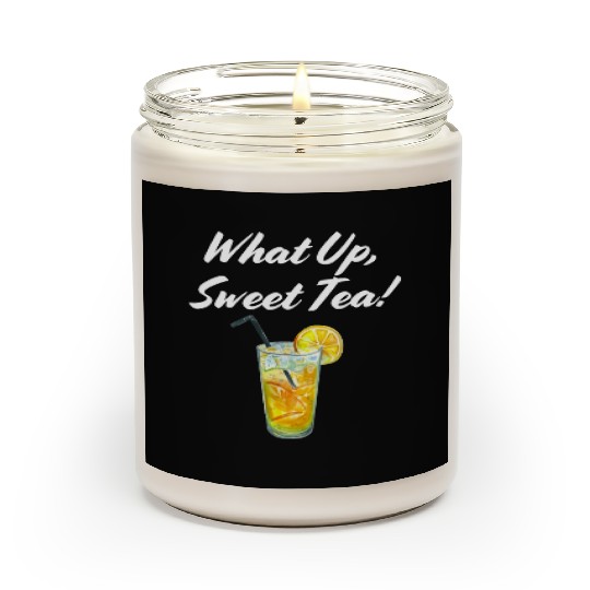 What up, Sweet Tea! White Scented Candles