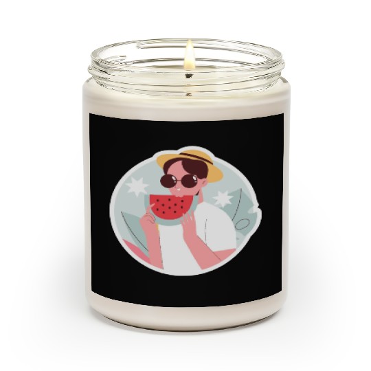 happy vacation Scented Candles