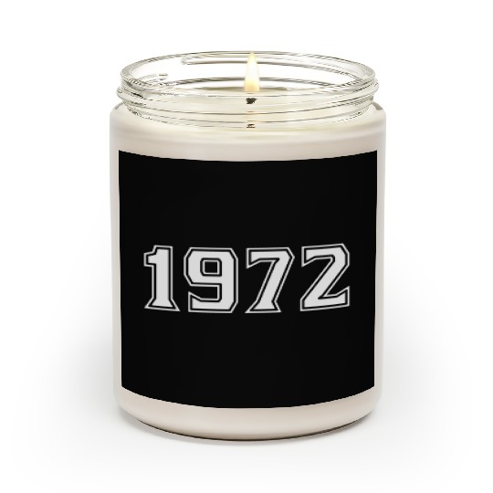 1972 Year In White Scented Candles