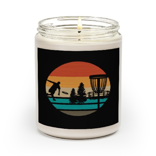 Vintage Frisbee Disc Golf Vintage Ultimate Frisbee Scented Candles
