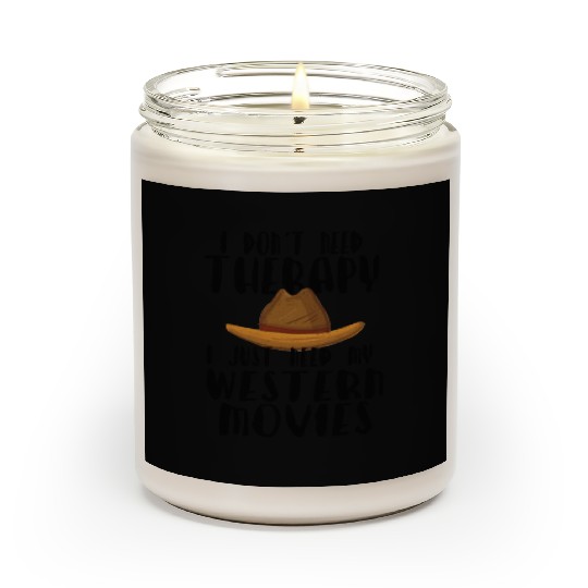 Cowboy Barn Bull Rider Rodeo Country Western Movie Scented Candles
