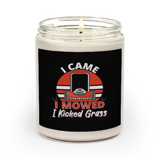 Came I Moved I Kicked Grass Scented Candles