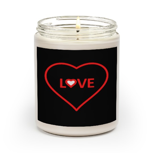 my love for you to lovers & valentine Scented Candles