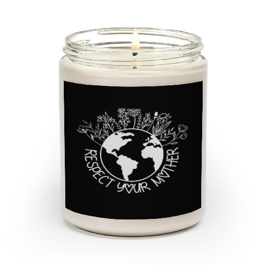 RESPECT MOTHER EARTH - FLOWER Scented Candles