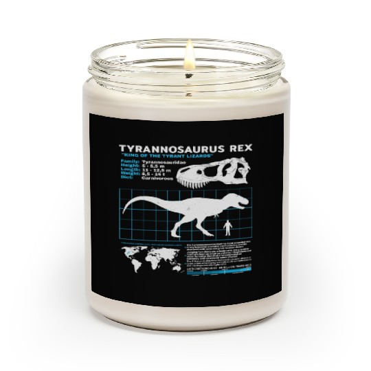 Tyrannosaurus Rex fact sheet Scented Candles