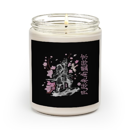Japan Cherry Blossom Festival Spring Colorful Scented Candles