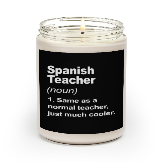 Spanish Teacher Definition Back To School 2023 Scented Candles
