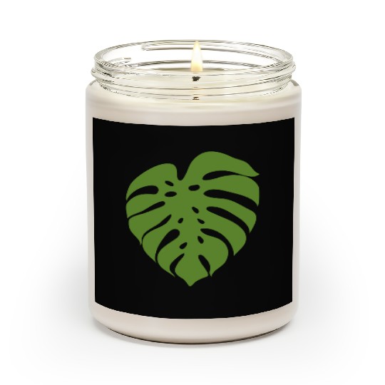 Tropical Leaves Scented Candles