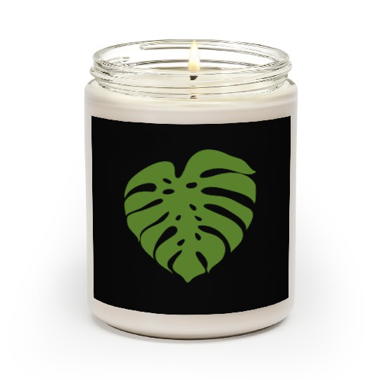Tropical Leaves Scented Candles