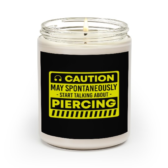 Piercing Work Tattoo Studio Scented Candles