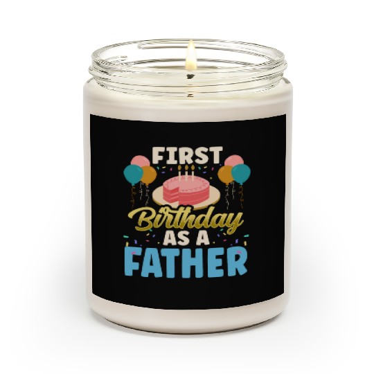 First Birthday As A Father Dad Party Daddy Scented Candles