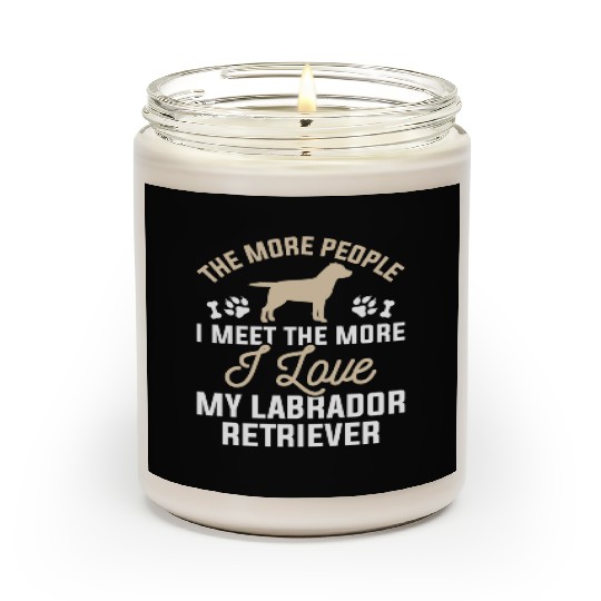 I Love My Labrador Retriever Scented Candles