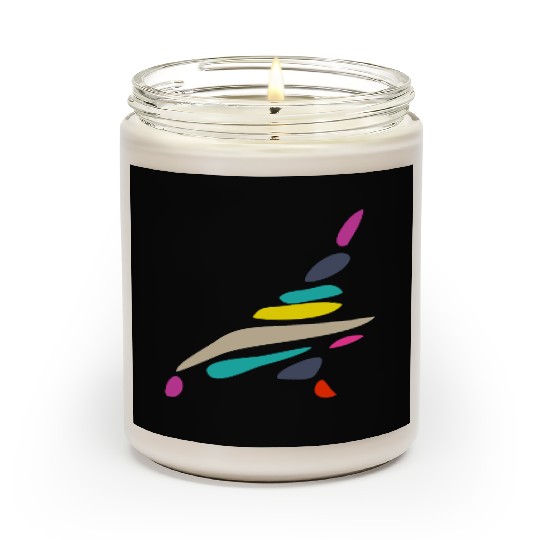 Geometry Triangle Rectangle Circle Colors Scented Candles
