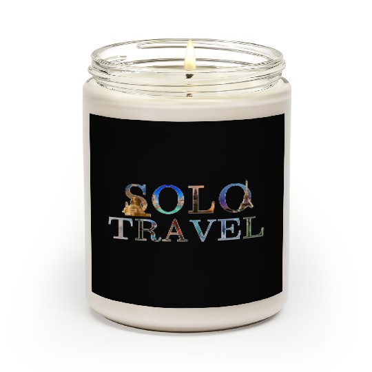 in love with solo travel, in all seasons Scented Candles