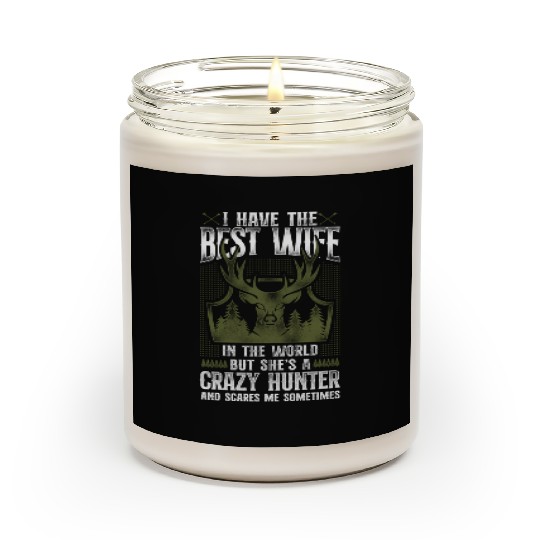 Buck Deer Hunting Hunter Wife Scented Candles