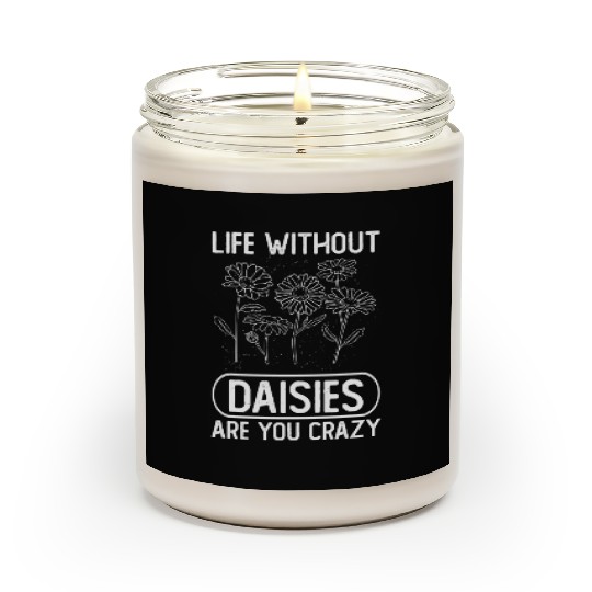 Daisy Garden Gardening Gardener Scented Candles