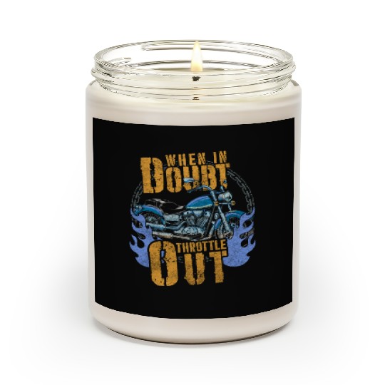 Motorcyclist Chopper Supermoto Cross Scented Candles