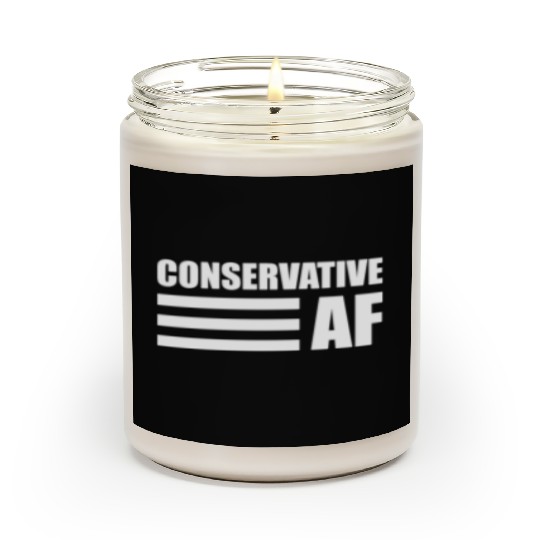CONSERVATIVE AF Republican Support Anti Liberal Scented Candles