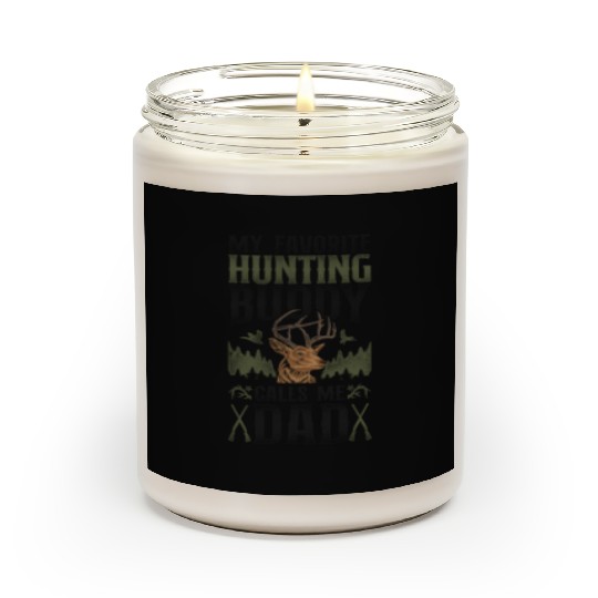 Buck Deer Hunting Hunter Dad Scented Candles