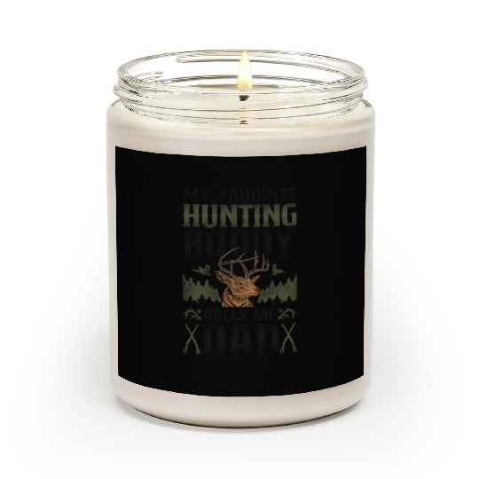Buck Deer Hunting Hunter Dad Scented Candles