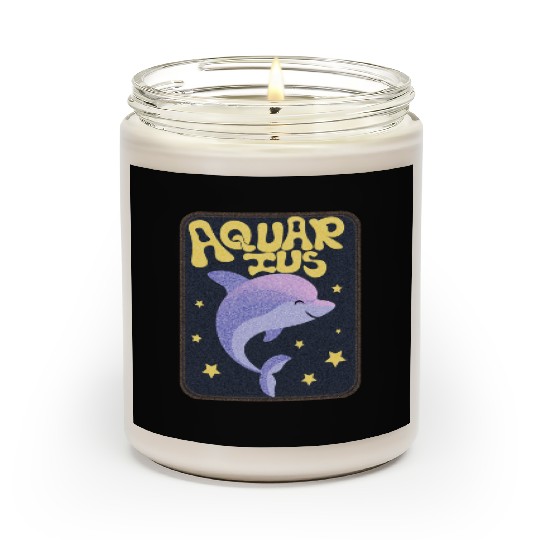 Aquarius Sign Animal Scented Candles