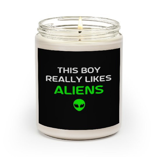 Alien Gift Extraterrestrial UFO AREA 51 Sci-fi Scented Candles