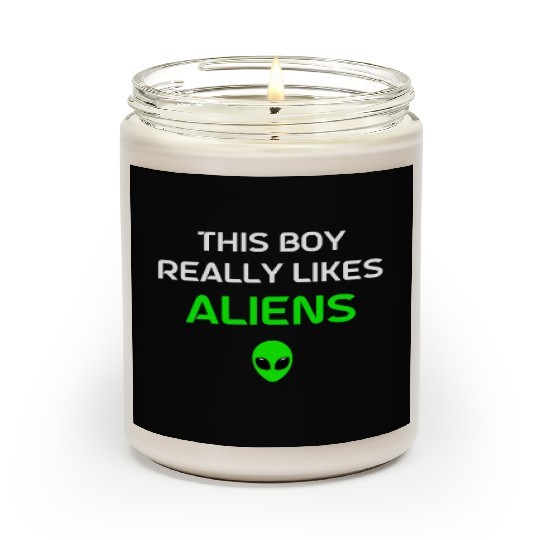 Alien Gift Extraterrestrial UFO AREA 51 Sci-fi Scented Candles