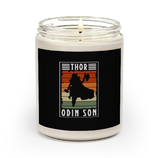 Thor Norse Runes Mythology Hammer Valhalla Gods Scented Candles