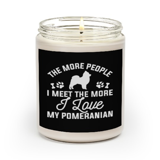 I Love My Pomeranian Scented Candles