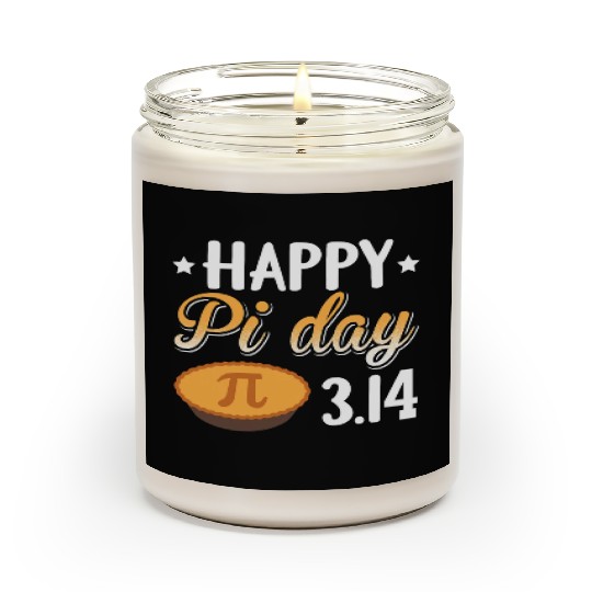 Happy Pi Day Scented Candles Love Math Funny Scented Candles