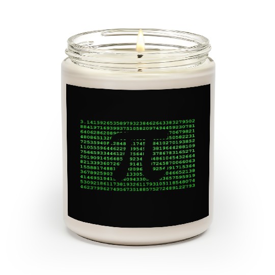 Pi Day Scented Candles 3 14 Cool Funny Nerd Math Geek Green