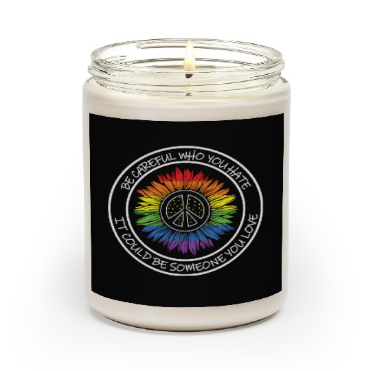 LBGT Flag Gay Pride Human Scented Candles