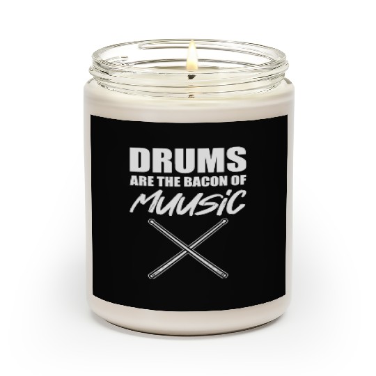Bacon of Music Instrumentalist Gift Scented Candles