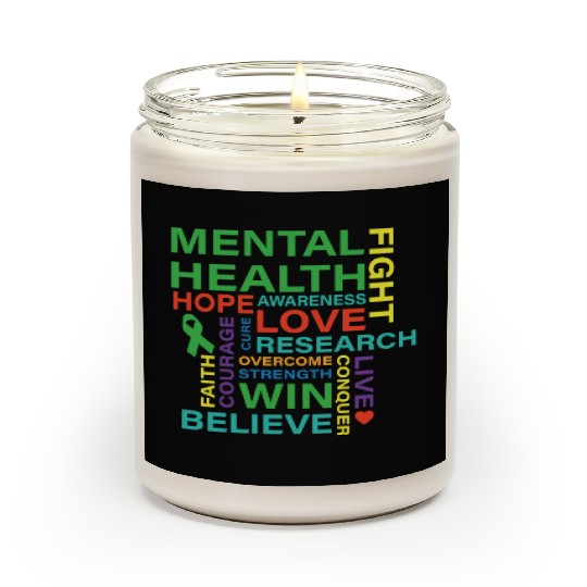 Mental Health Awareness Month Scented Candles