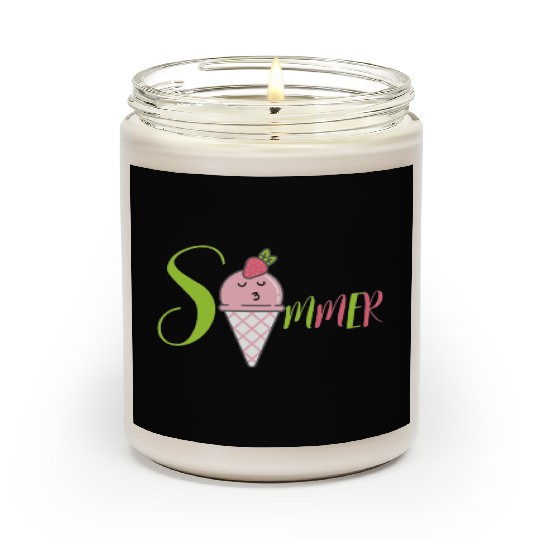 Summer ice cream Scented Candles