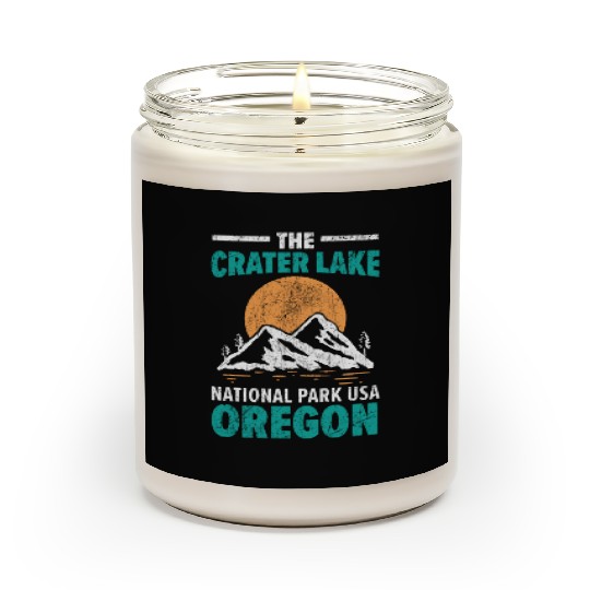 The Crater Lake National Park USA Oregon America Scented Candles