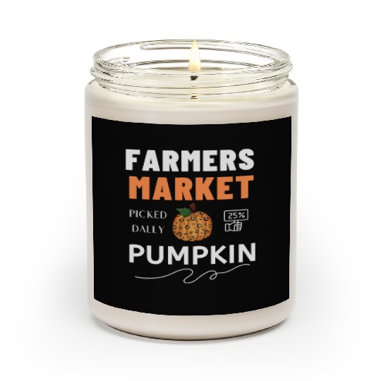 Farmers Market Pumpkin Scented Candles