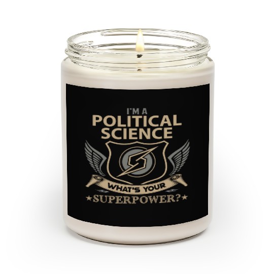 Political Science Scented Candles - Superpower Job Gift It