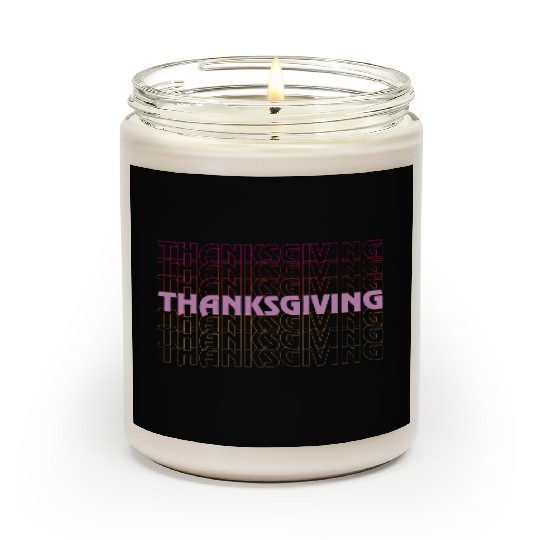 thanksgiving Scented Candles