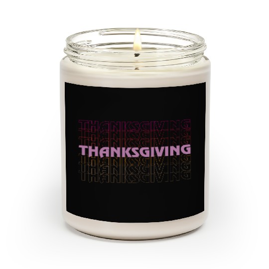 thanksgiving Scented Candles