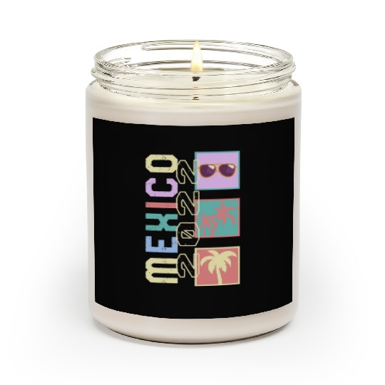 Mexico 2022 Scented Candles, Mexican Sunglasses Palm Tree