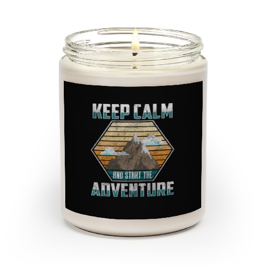Mountaineering Hiking Rock Climbing Mountains Scented Candles