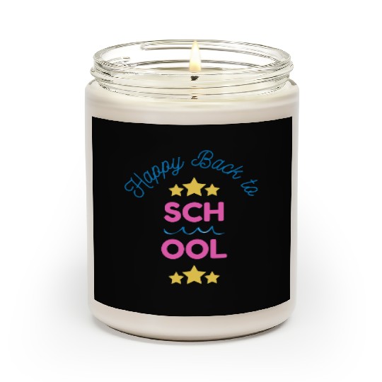 Happy Back To School Scented Candles