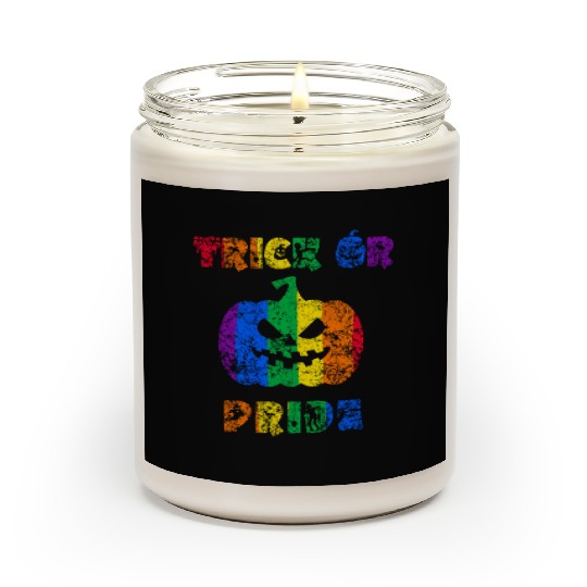 Trick or Pride Halloween Pride Scented Candles