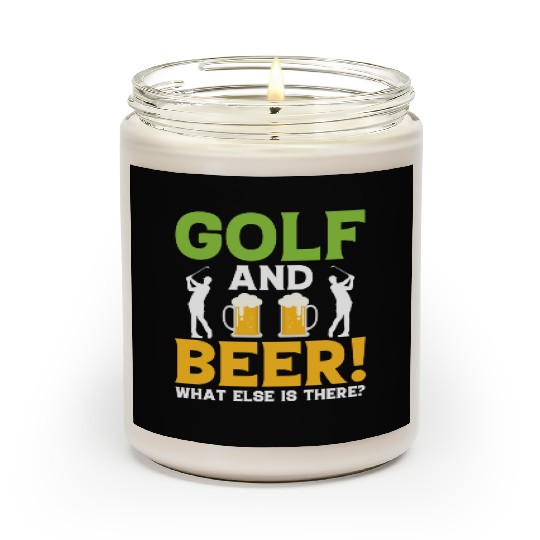 Golf and Beer Scented Candles